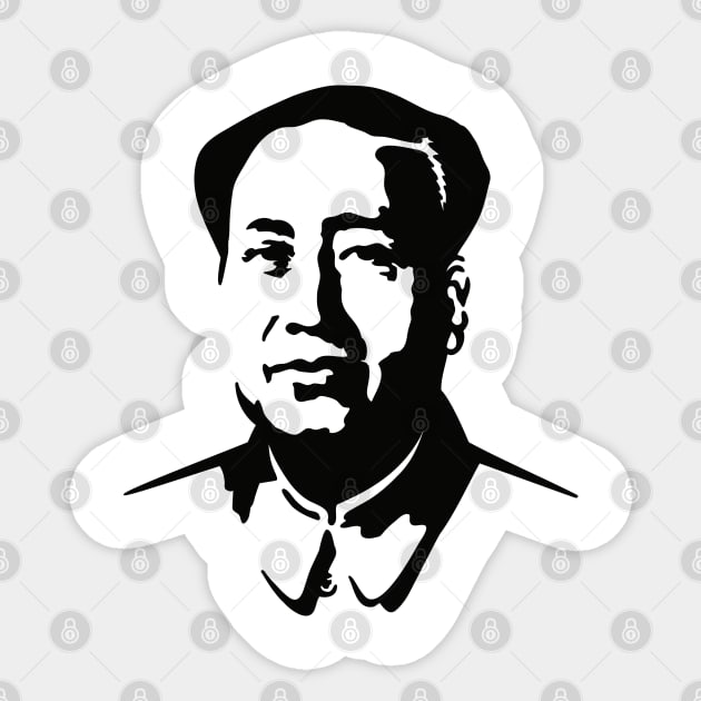 NOG AANPASSEN Chairman Mao Zedong Tse-Tung People's Republic of China Sticker by LaundryFactory